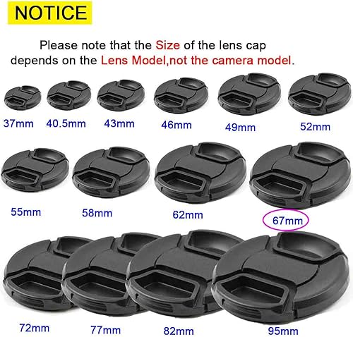 Miniatura 3 de Tapa de lente de 2.638 in con correa para AF-S Nikkor 3.346 in f1.8G, AF-S 0.709-5.512 in f3.5-5.6G, AF-S 0.709-11.811 in f3.5-6.3G para Nikon D7200