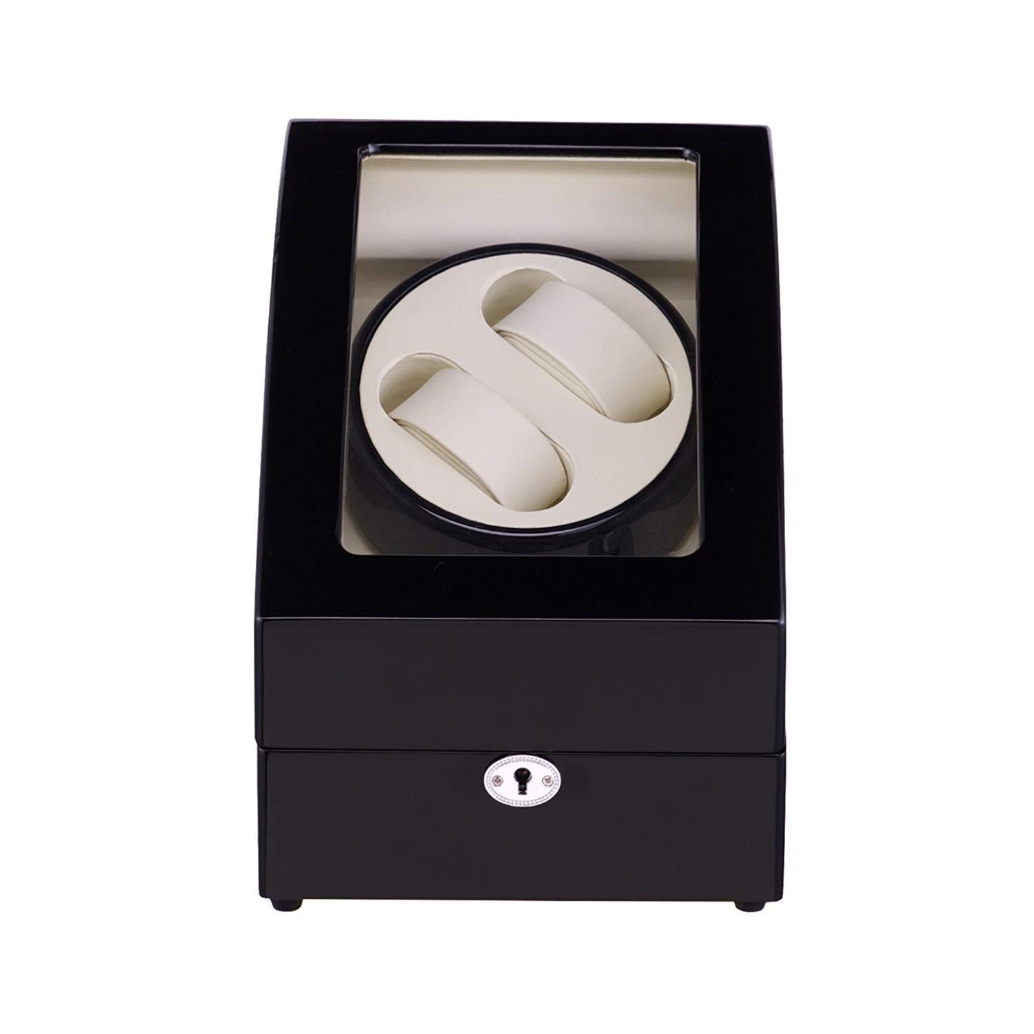 QUSYZD Automatic Watch Winder Box Watch Winder Box Wooden Automatic Watch Winder Double Watches Storage Boxes for Automatic Watches CustomHoliday Gift,