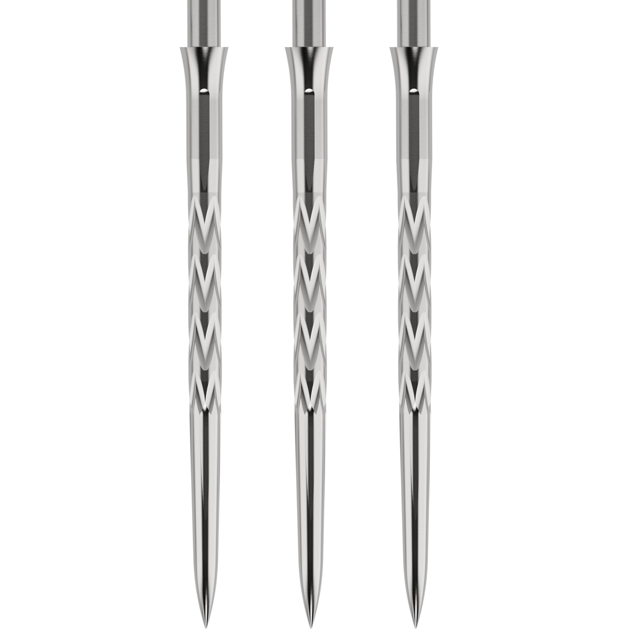Caliburn Evo Dart Points | MIR Grip | Precision Steel Tip Dart Points | Multiple Colours (Silver, 40mm)