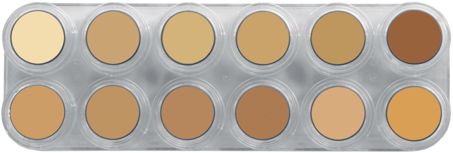 Creme Makeup-Palette V mit 12 Farben