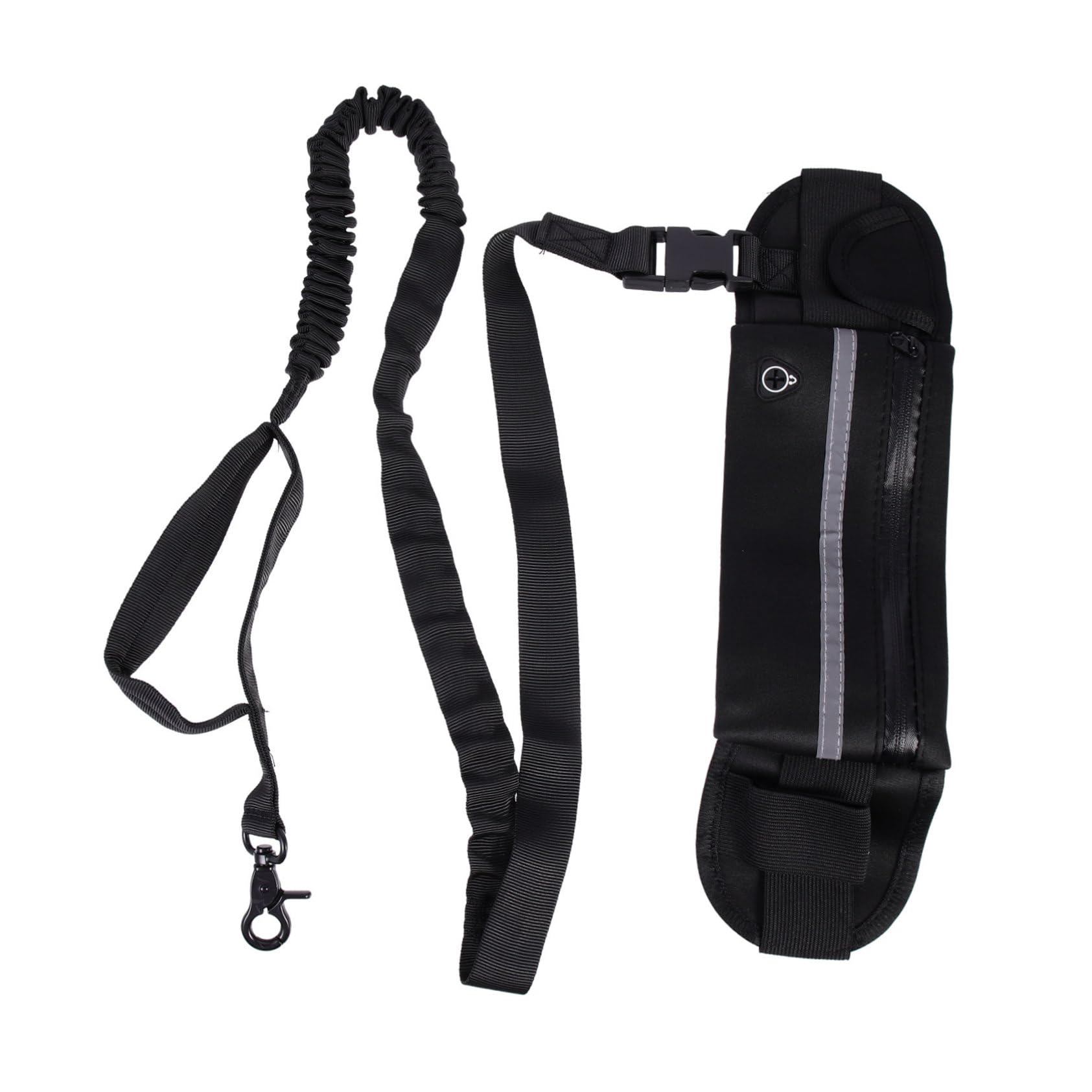 Mipcase Running Leash for Dogs Durable and Strong Pet Leash Reflective Strips 2 Handles for Outdoor Use