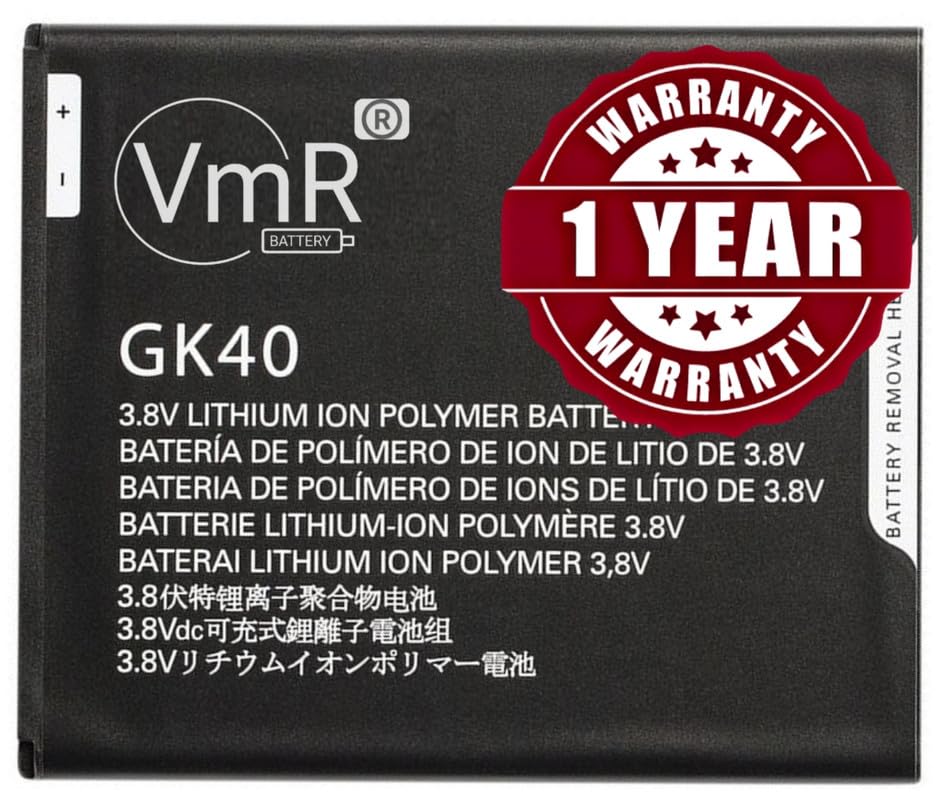 Image of Original GK40 Battery Compatible for Motorola Moto E4 - (2800 mAh) - 1 Year Warranty X2
