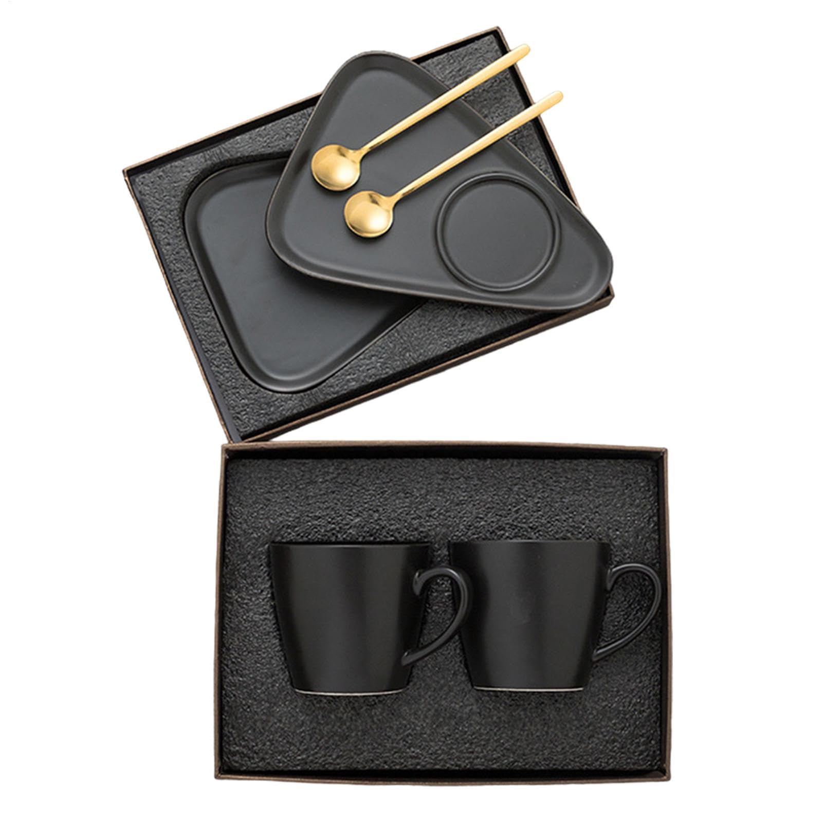 Tazas De Café Expreso,Juego De Tazas De Capuchino Tazas de café expreso | Tazas Demitasse para novia, esposa, amiga, hermana, hija
