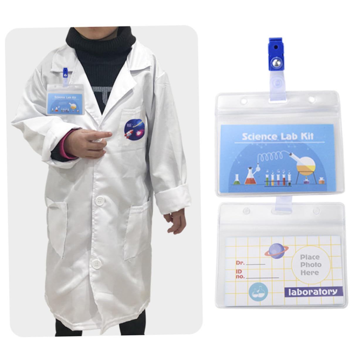 Kit de Experimentos de Laboratorio de Plástico para Niños | Kit de Química, Ciencia para Niños, Juego Didáctico para Manos y Aprendizaje Práctico Color Aleatorio