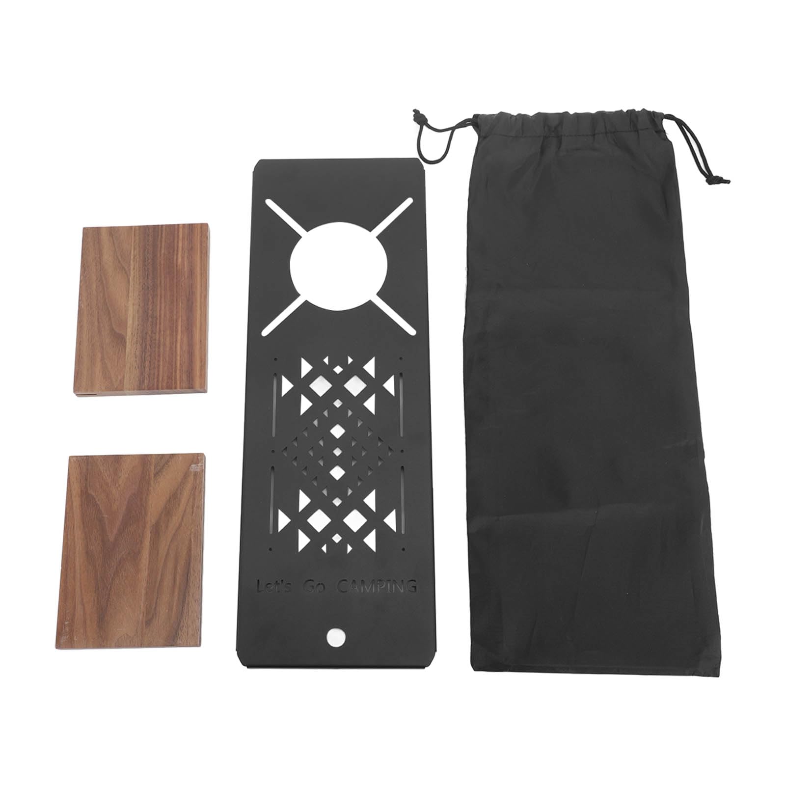 AMONIDA Mesa de Campamento Tablero con Soporte de Pino Desmontable