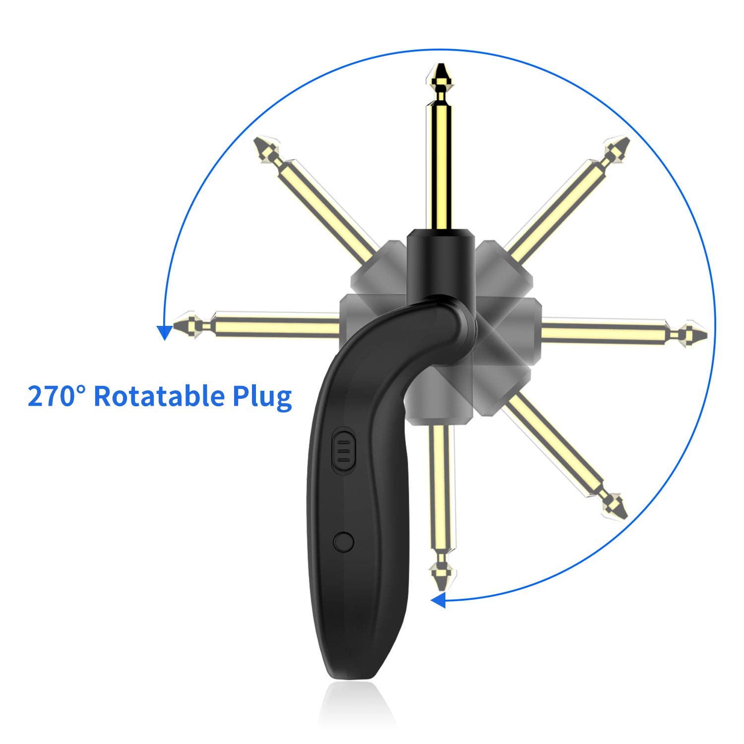 LEKATO Wireless Guitar System UHF Wireless Transmitter