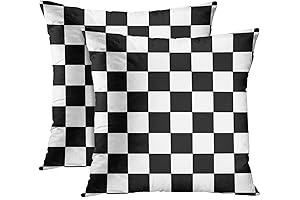 Emvency Racing Classic Checkered Black Decorative Throw Pillow Covers Race I Bleed Racing