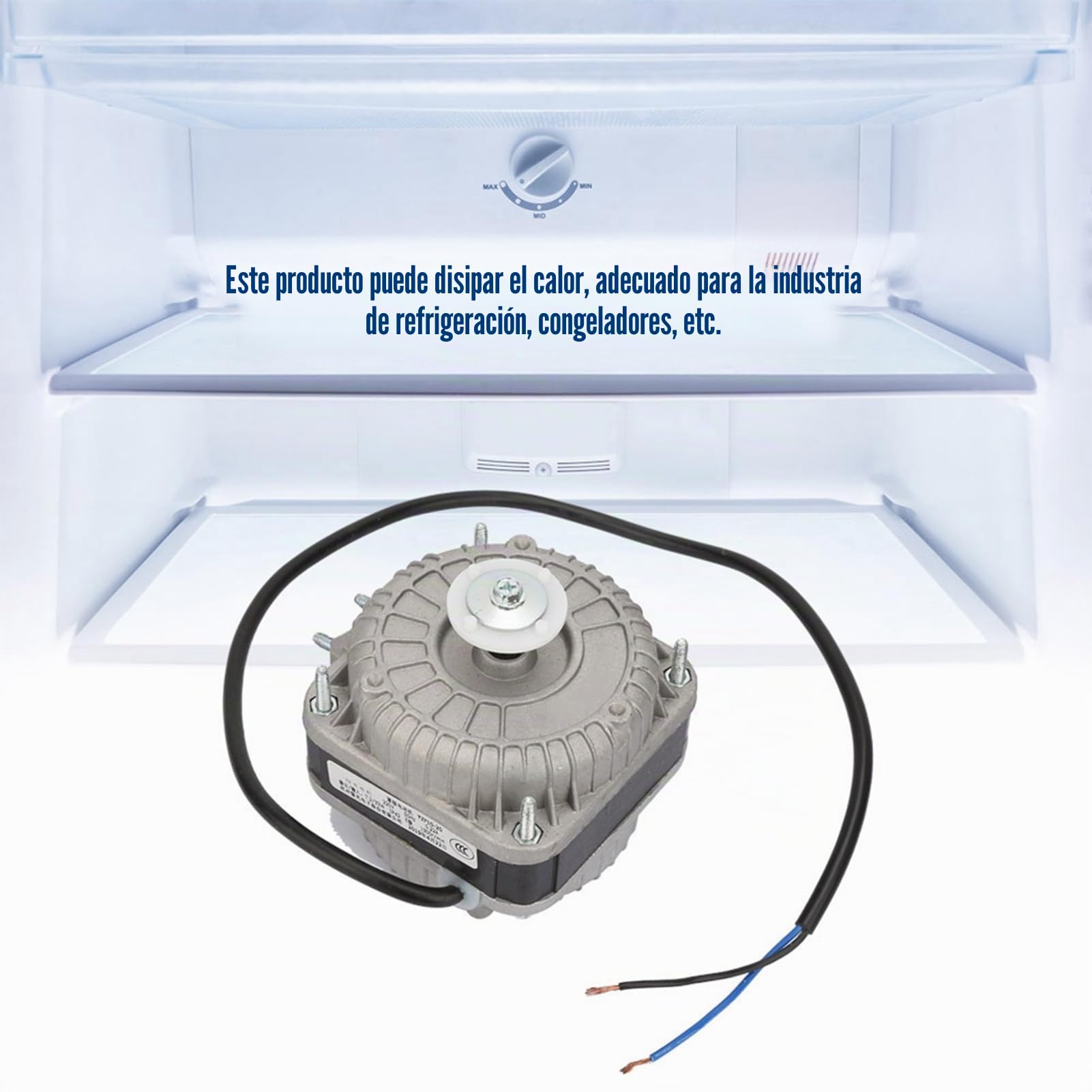 Motor de Ventilador Enfriamiento YZF10-20 Motor de Condensador Alta Velocidad Motor de Disipación de Calor 33W 220V 0.25A