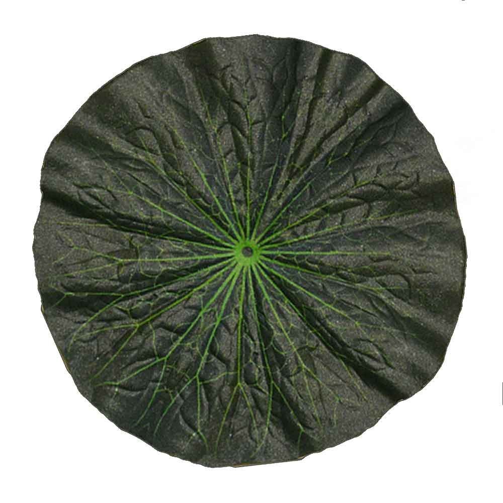 Amazon | お供え用 ハスの葉 小 合繊製 7寸(約21cm) 蓮の葉/蓮葉/はす