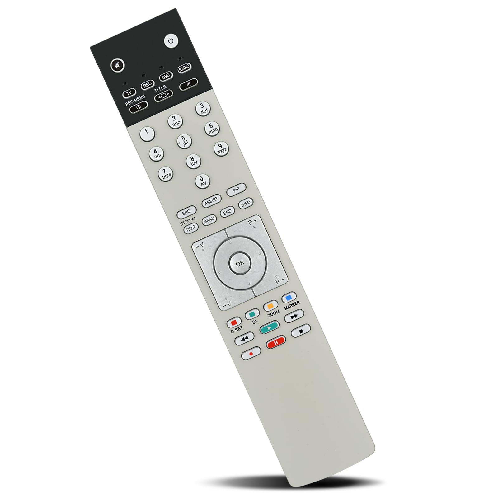 Mando a distancia de repuesto para Loewe Assist TV Art-40 | Art-48 | Art-50 | Type-55 | Type-60 | 89900A23 | 89950A23 | 89900A00 | 89950A10