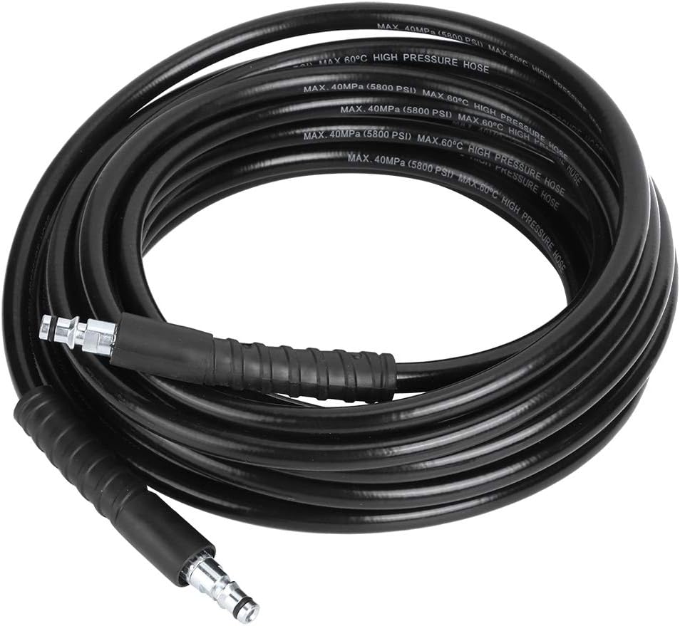 Zerone Replacement Water Hose, K Series Pressure Washer, Steel Wire Braid High Pressure Hose, 10M