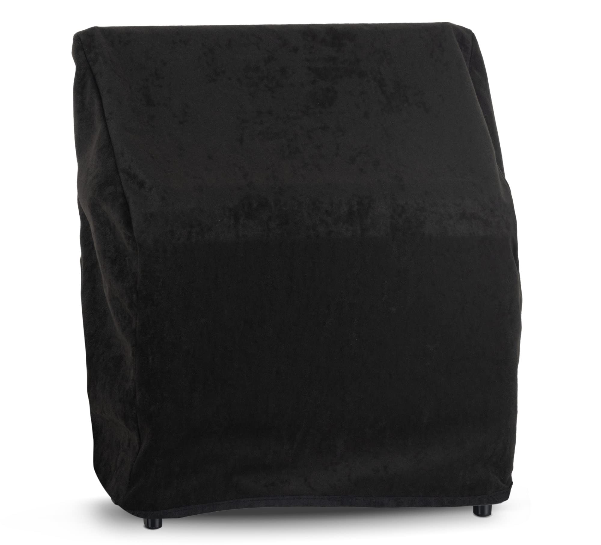 Alpenklang Cover für 48 Bass-Akkordeon Schwarz - Schutzhülle für Akkordeon - Passend für Akkordeons mit 48 Bässen - Abmessungen (BxTxH): ca. 38 x 23 x 36 cm - aus Velours - Schwarz