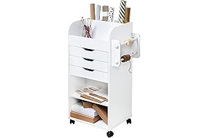 Honey-Can-Do Craft Station with Storage (19.13" x 33.62")