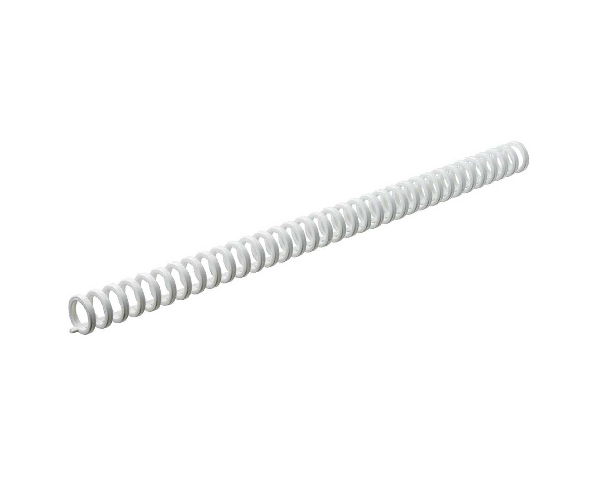 White Gbc Clickbind Spine A4 34R 8Mm
