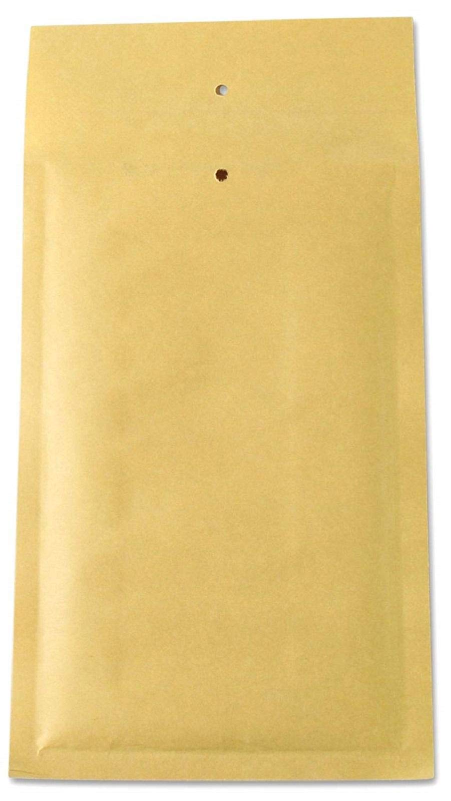 Sobres acolchados de burbujas y plastificados marrón bolsas TAB para envíos tamaño Nº 1 (175 x 120 mm) 100 Unidades