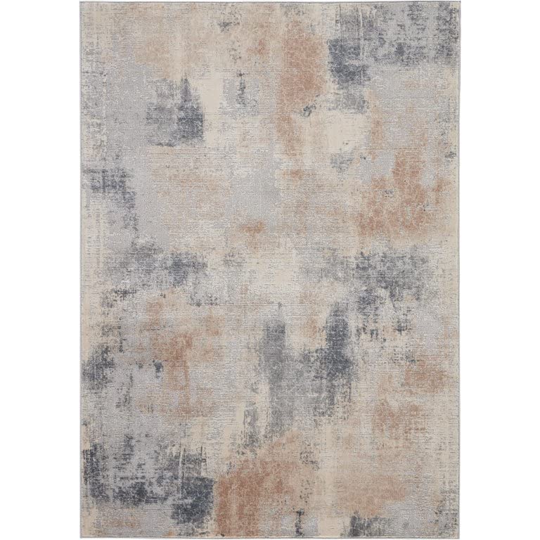 Image of Super Soft Art Collection Abstract Modern Classical Design Carpets Highest Density Silk Carpets for Home Living Room Bedroom /Hall (5x7 feet (150 x 210 cm) Malti)