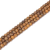 Vista 39 de Cuentas redondas sueltas de piedra de sangre africana de 0.157 pulgadas (0.157 in) para hacer joyas