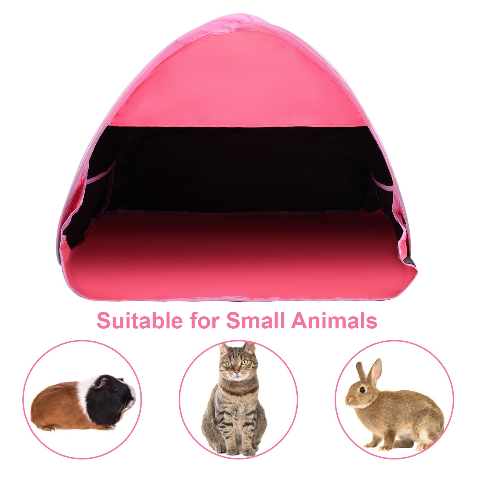 Mini tenda per la testa, 1 confezione pieghevole pop-up, tenda da spiaggia parasole per animali domestici anti-UV spiaggia riparo da sole per campeggio all'aperto, picnic, spiaggia, vinile, M