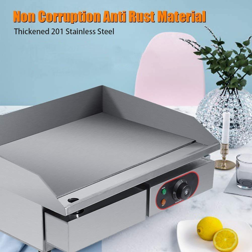 Electric Griddles, Large Electric Griddle Hot Cooking Plate, Commercial