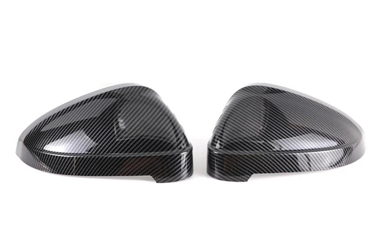 Coques de rétroviseur de voiture Audi S5 RS4 ABS rigide effet carbone
