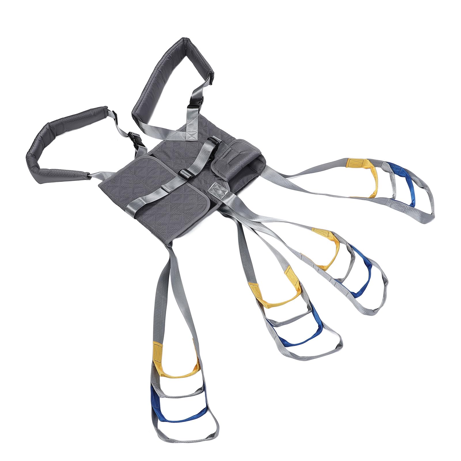 Eslinga para Caminar con Elevación Ajustable para Adultos Arnés de Pie de Cuerpo Completo Acolchado, Diseñado con Cierre de Hebilla de Gancho y Bucle, Adecuado para