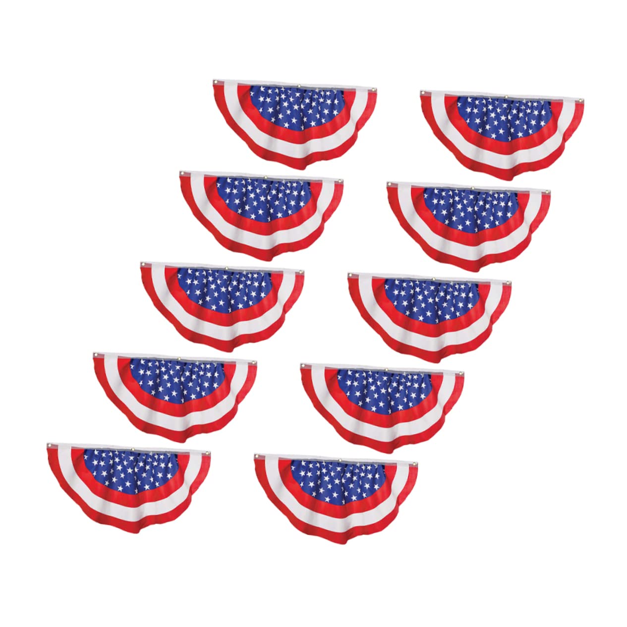 Drapeaux Américains en Demi-cercle en Polyester Résistant Pliable de Haute Qualité