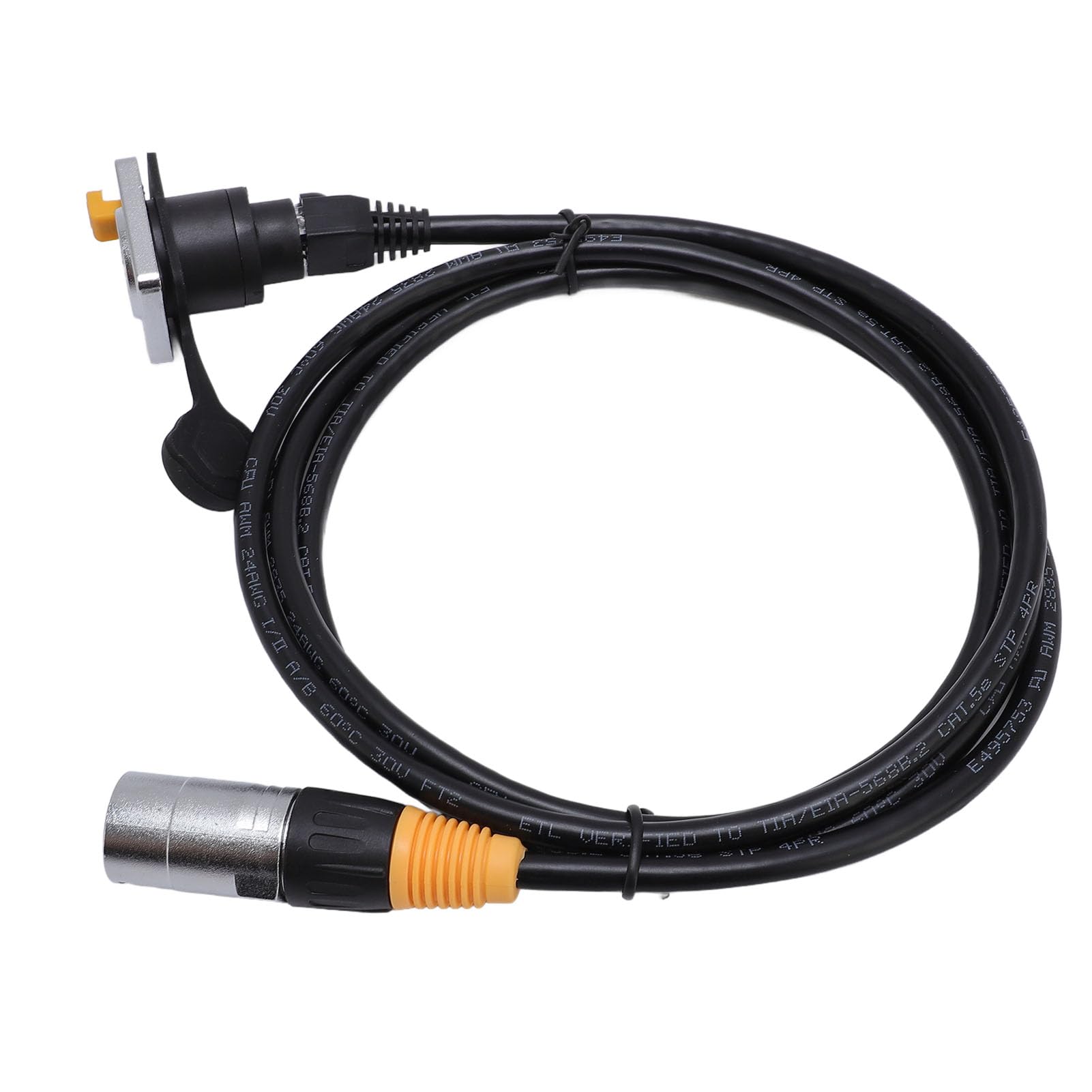 Câble d'Extension Ethernet STP RJ45 Mâle vers Femelle, Conception Étanche Connexion Stable Adaptateur Réseau LAN pour Routeurs Commutateurs Caméras (1.km/4.adjectif)