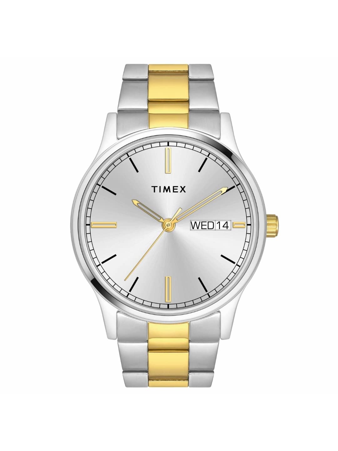 TIMEX Men Stainless Steel Classics Collection Multifunction Analogue Silver Dial Coloured Quartz Watch, Round Dial with 42Mm Case Width - Tw0Tg8314, Band Color-Multicolor (B0BYZ8NWWP) Amazon Price History, Amazon Price Tracker