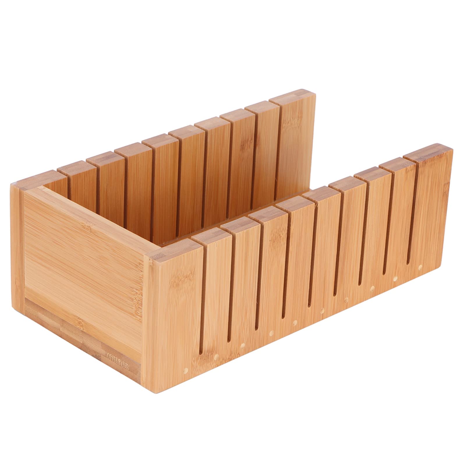 Seifenschneider-Set, Holz-Brotschneiderform mit Geradem Wellenmesser für Selbstgemachte Seifenherstellung und Backen, 15 X 28 Cm, Natürliches Kiefernholz und Edelstahl