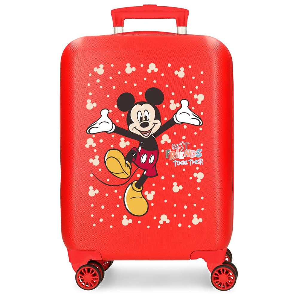 Disney Joumma Bags, Mickey Best Friends Together., Red, Valise, Suitcase