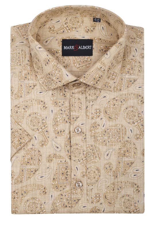 Image of Men's Half Sleeve Linen Shirt