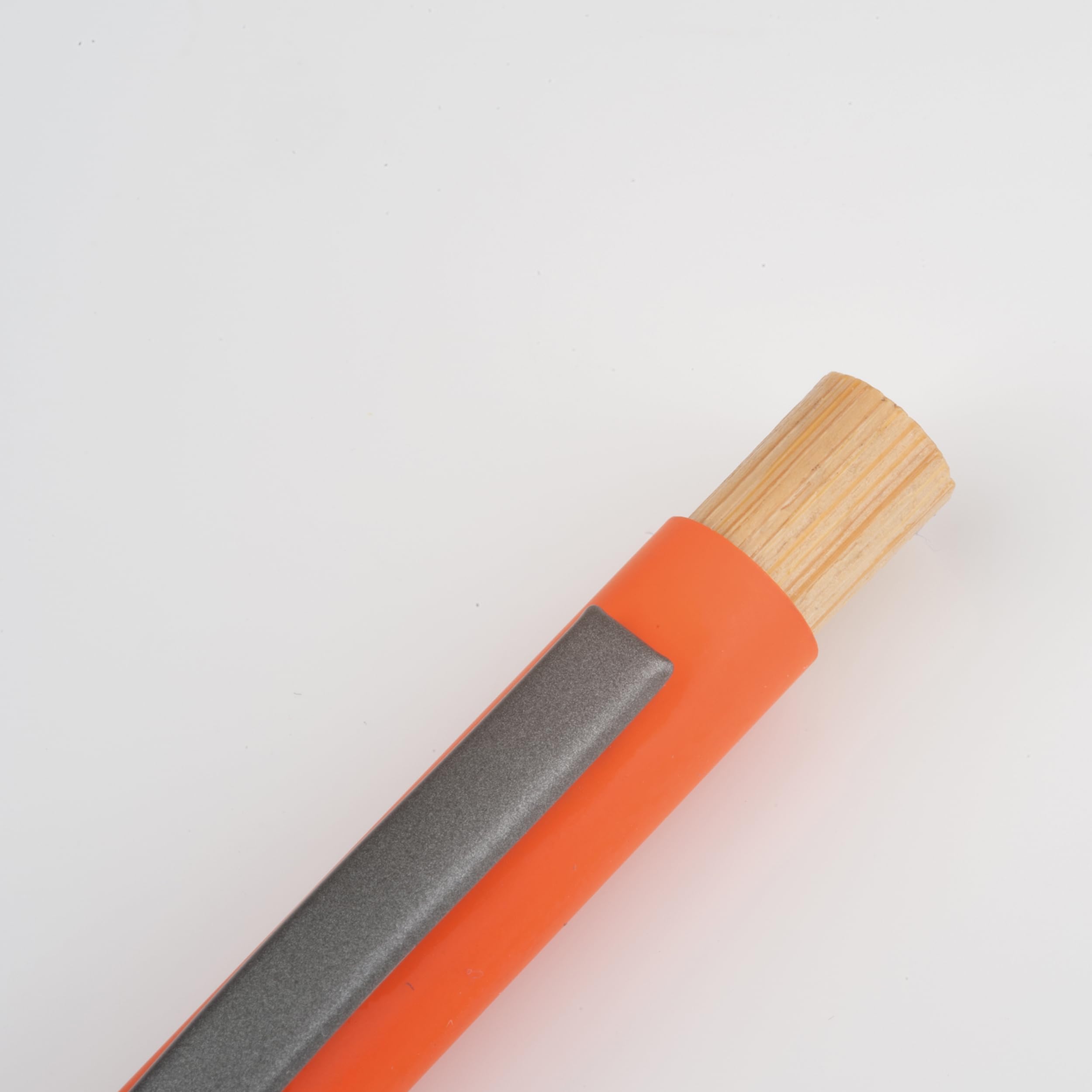 Schmalz® 50 Stück Kugelschreiber aus recyceltem Aluminium mit Bambusdrücker & Metallclip – Großraummine blau schreibend – personalisierbar mit Gravur und/oder Logo (50)