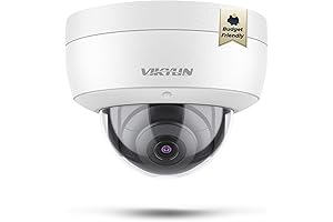 VIKYLIN Ultra HD 4K Outdoor IP Security Dome Camera with Motion Detection
