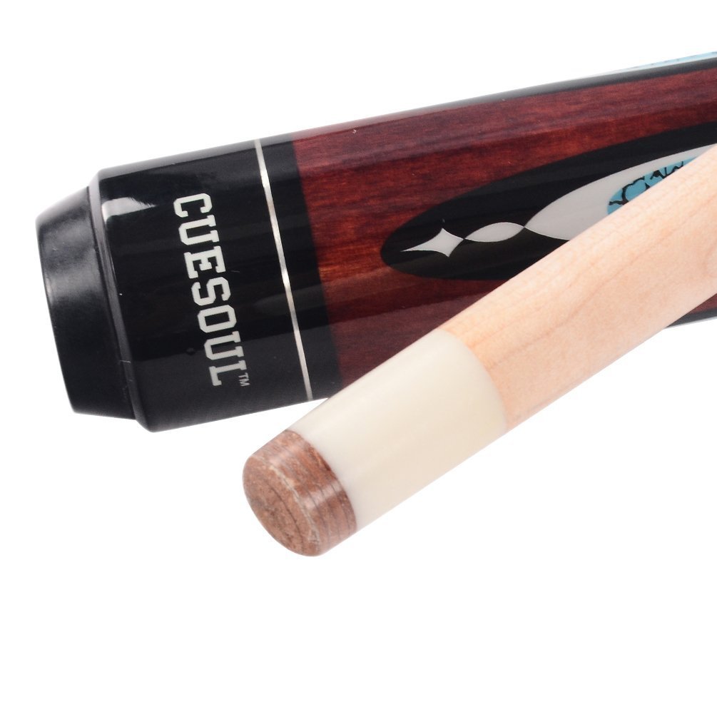 CUESOUL Billiards 58-Inch 19 Oz Canadian Maple Pool Cue Billiard