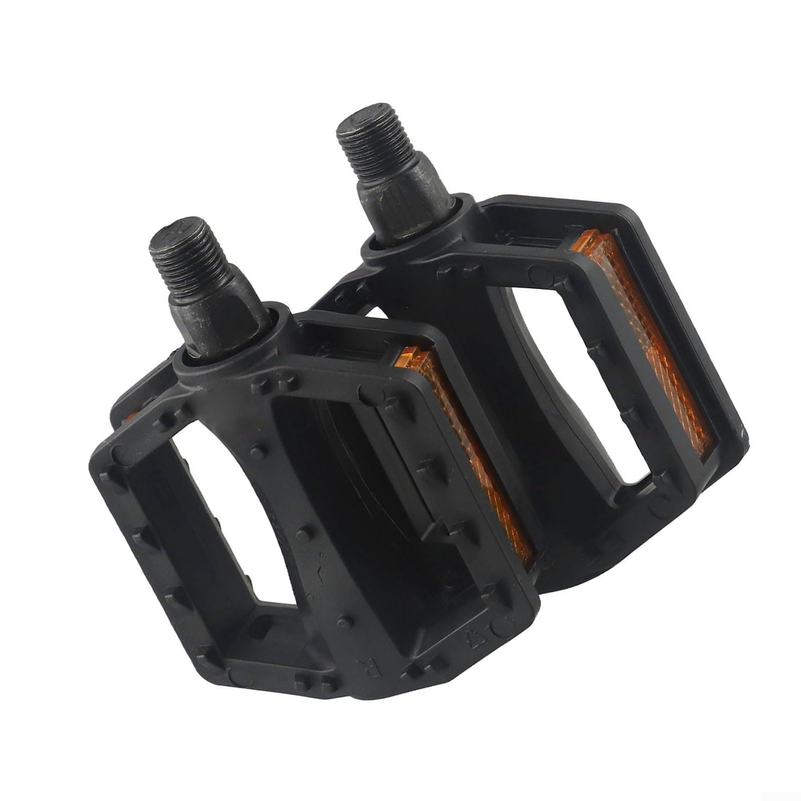 Kids Bicycle Pedals with Large Foot and Anti Slip Studs, Compatible with Standard 12mm and 14mm Thread Sizes (12mm)