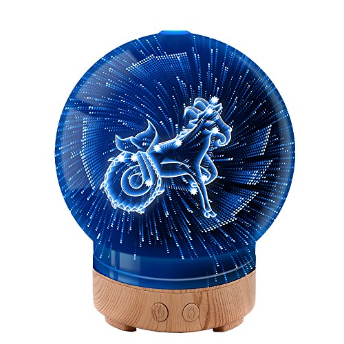 POLENNON Capricorn Aromatherapy Essential Oil Diffuser Ultrasonic Cool Mist Humidifier 14 Color Night