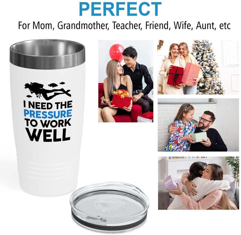 Miniatura 10 de Vaso vikingo verde de buceo de 20 onzas  Olvídate de todos los problemas  buceador nadador piscina superficie lago oxígeno coral linterna traje de