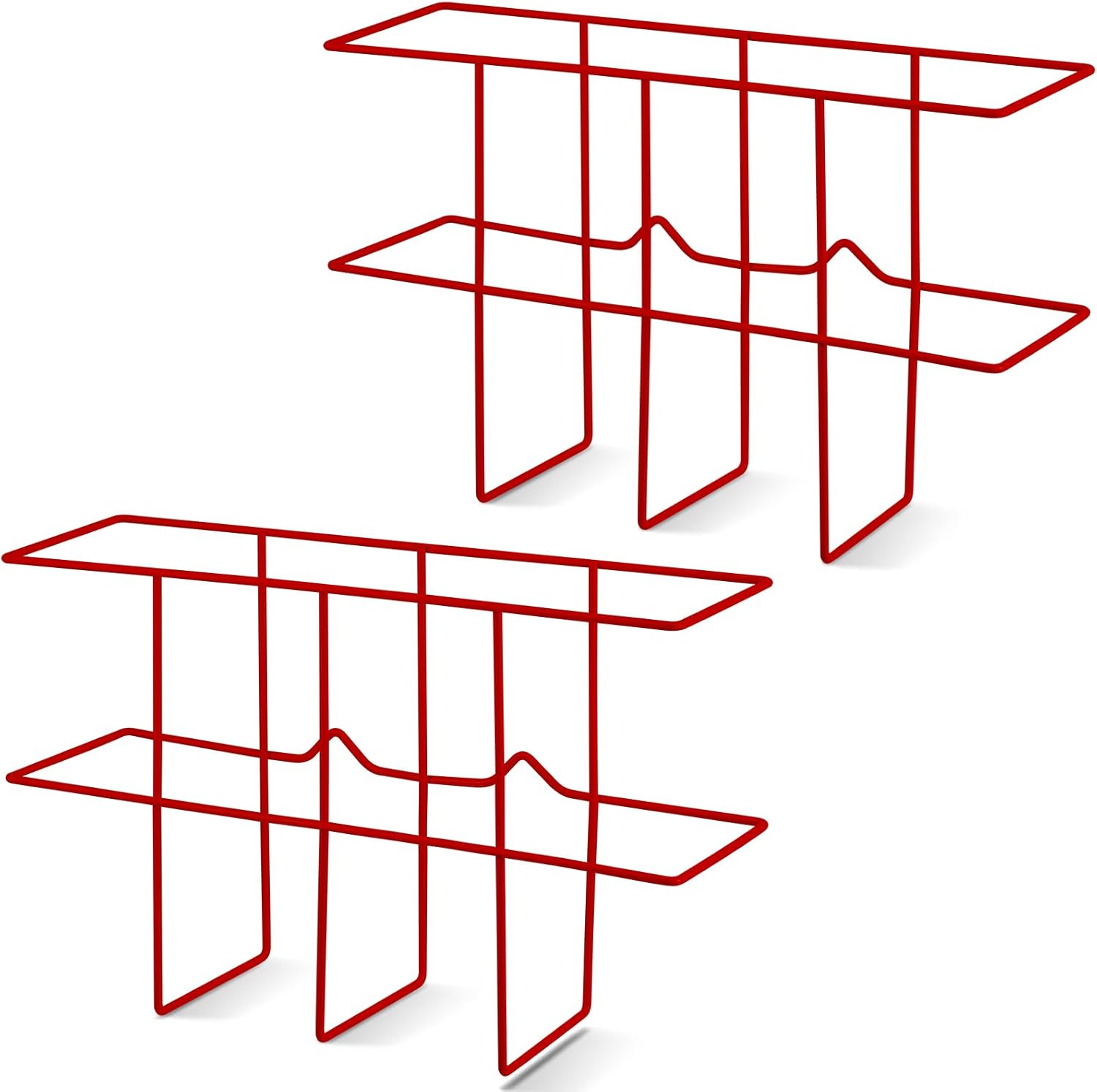 Nuenen 2 Packs MSDS Binder Holder Wall Mount MSDS Binder Rack Mounting Wire 3 Ring Storage for File Magazine Book Sheet Organizer Safety Display Office Home, 13.78 x 8.66 x 4.33 Inch