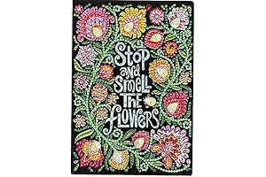 5D Diamond Painting Notebook: Cross Stitch Journal for Artistic Expression