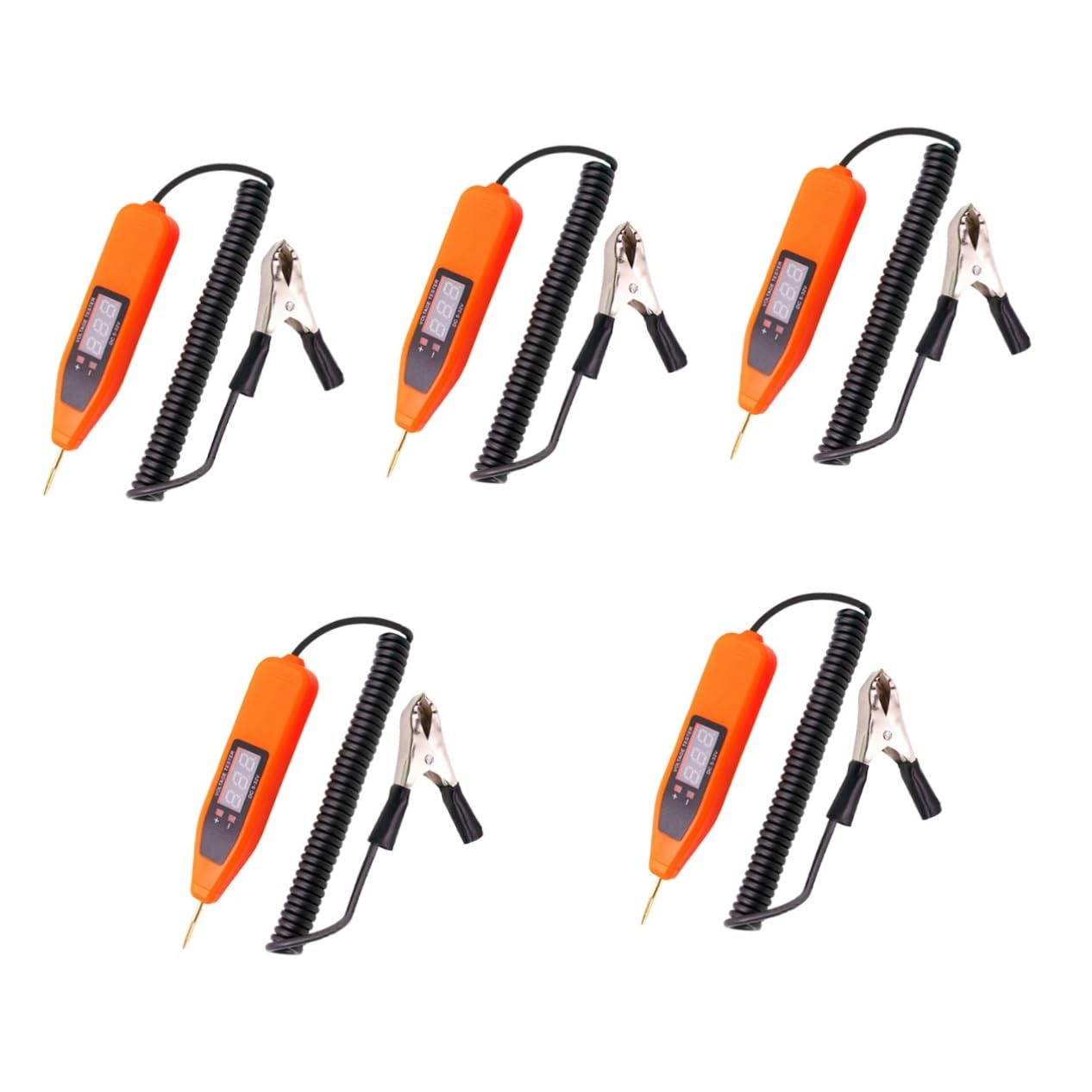 Alipis 5 Pièces Stylo De Test De Tension Testeur De Tension Pouvoir Testeur De Fusible De Tension De Voiture Automobile Testeur De Fusibles De Voitures Outil Usb Numérique Électronique