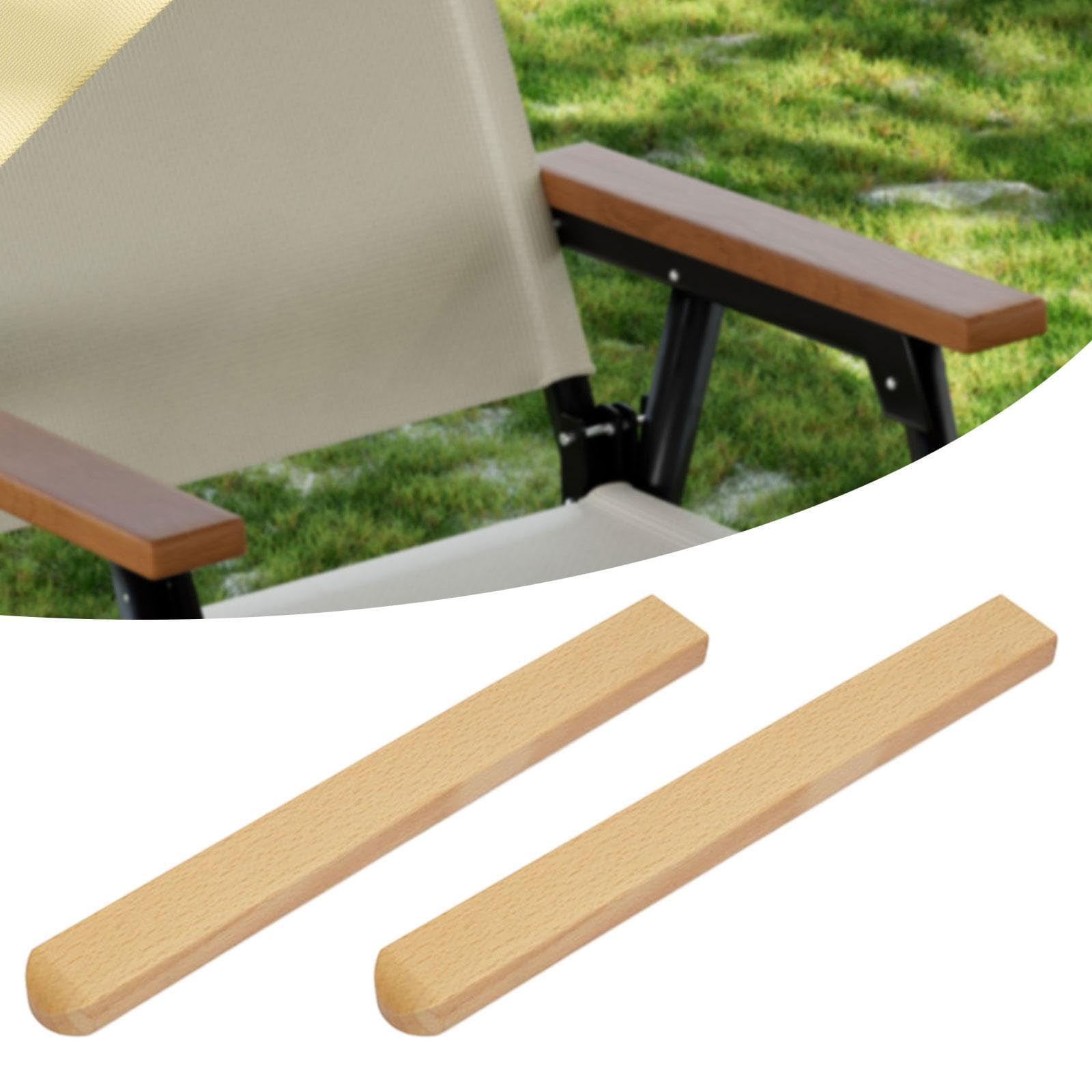 Holz-Campingstuhl-Armlehnen-Ersatz für Klappstühle Backpacking Outdoor-Möbel Garten Picknick Armpolster 28,0 cm