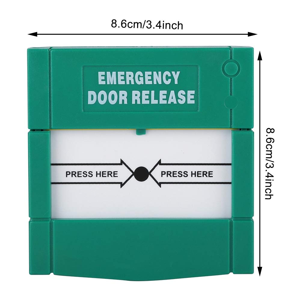 Pulsante Di Uscita Emergenza Della Porta, Pulsante Rottura Del Vetro Pulsante Di Sblocco Emergenza Pulsante Sblocco Monopolare Per Cassetta Emergenza Antincendio Di Sicurezza Domestica