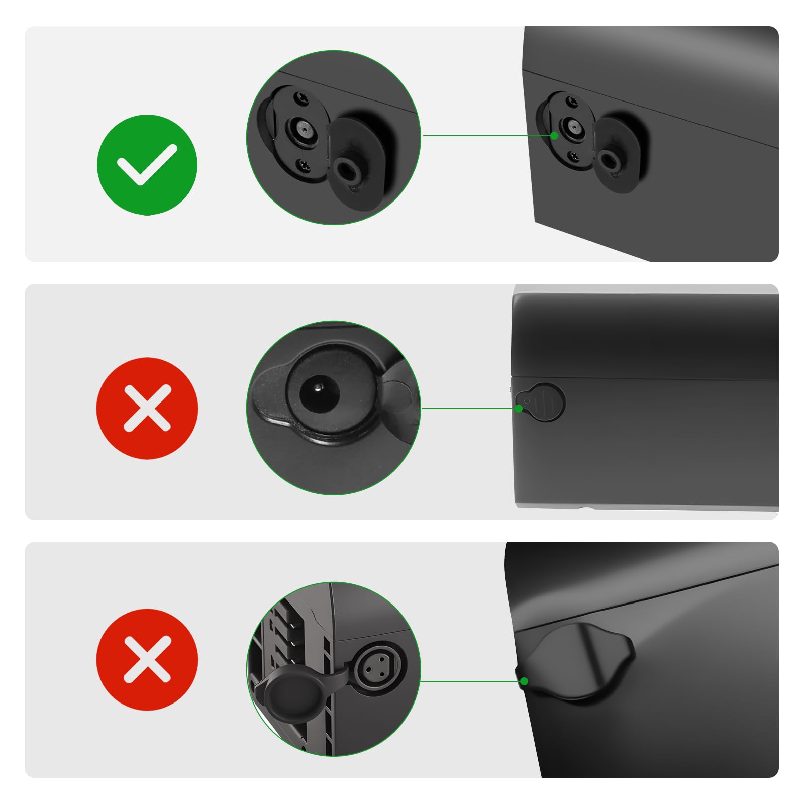 YOSE POWER Ersatzakku Downtube ZZ131 36V 12,8Ah Betterie LG Zellen für 36V 50W-800W Motor passt auf Prophet Ebike