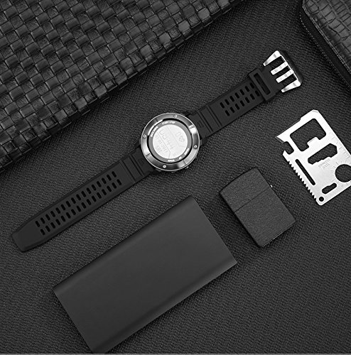UWear GPS running watch,outdoor gps smart sports watch for hiking cycling with Fitness Activity Tracking, for iPhone Android (Iron gery-80C) - Thumbnail 5