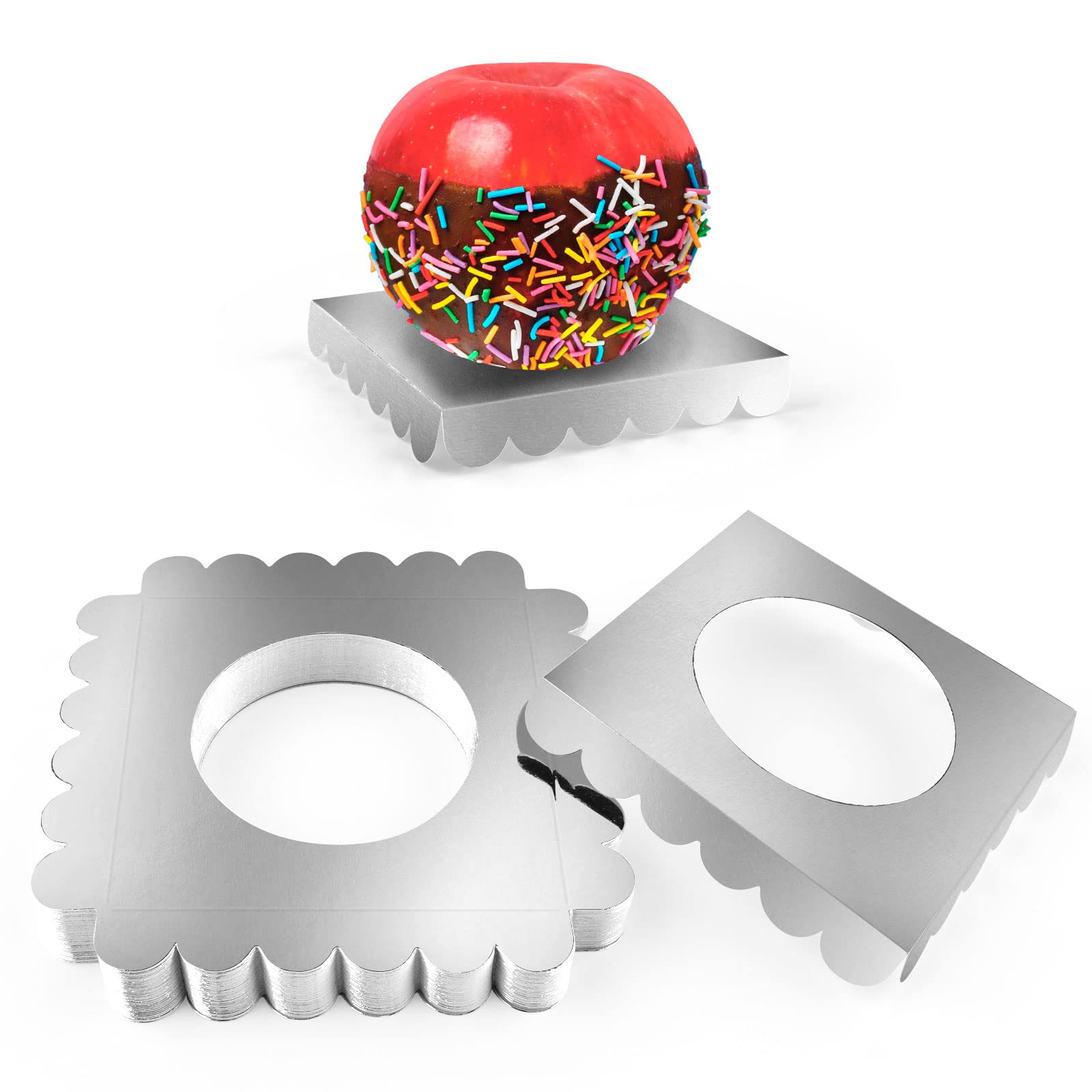 Amazon.com | 50 PCS Candy Box Base, Cardboard Tray with Caramel