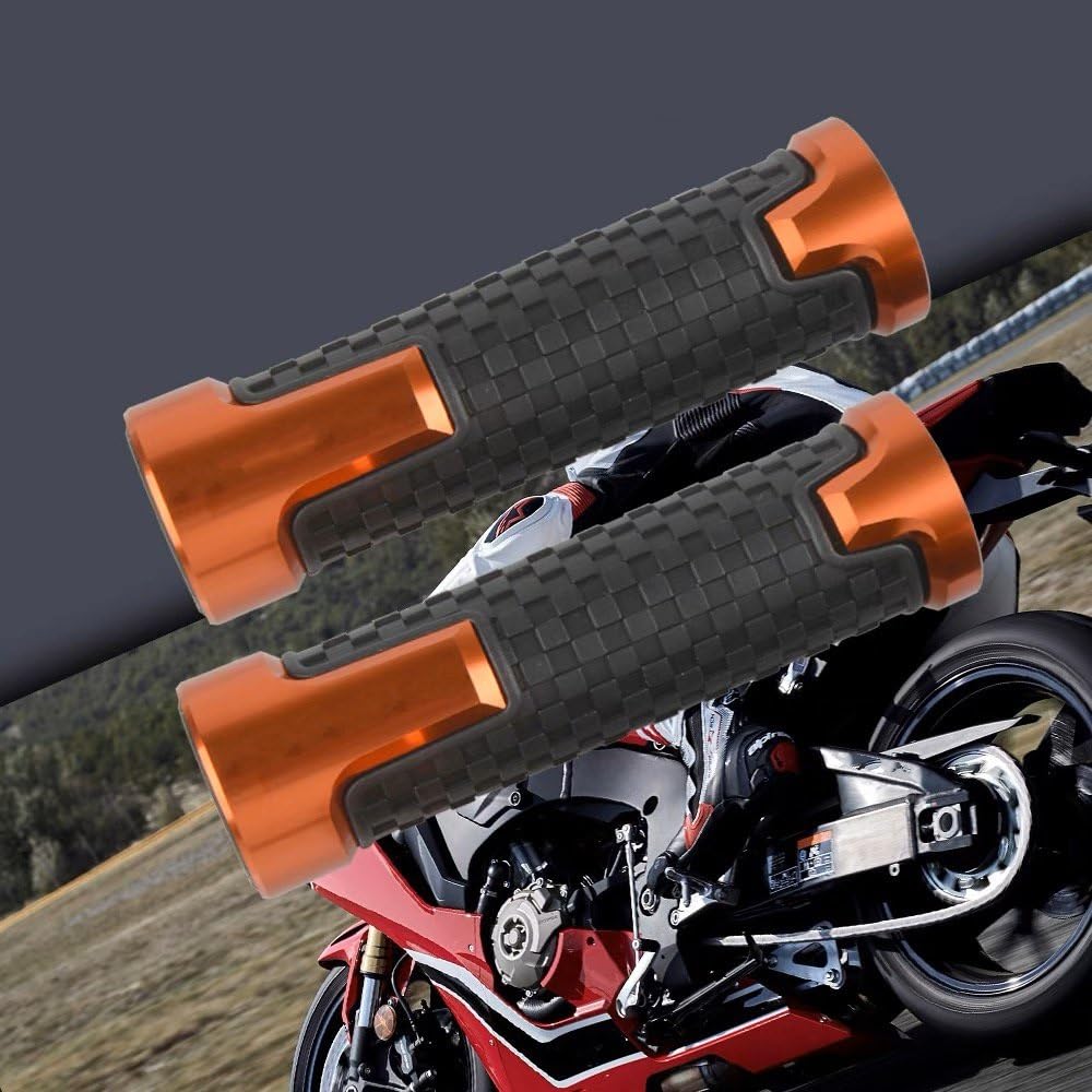 Poignées Motos pour HON&DA RC51/RVT1000 SP-1/SP-2 RC 51 RVT 1000 2000-2006 Moto 3 Accessoires CNC 7/8 "22mm Poignées De Guidon End Grip Poignées Professionnelles (Couleur : A)