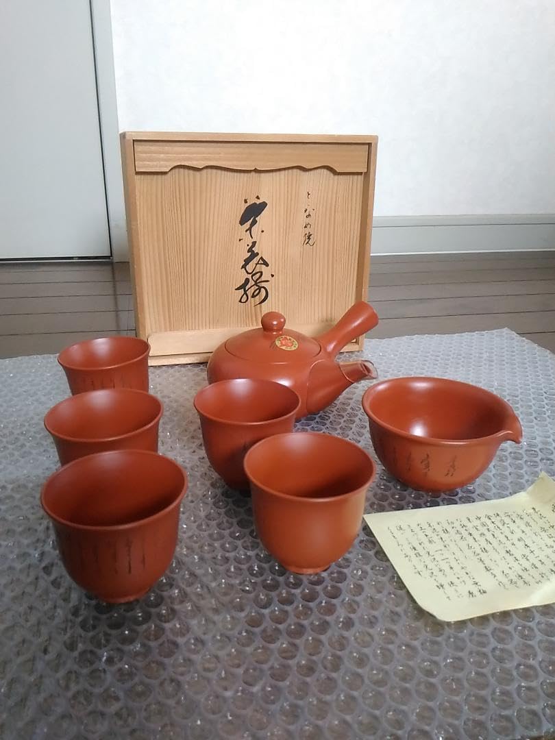 茶器 常滑焼 セット 常滑焼朱泥茶器セット 常滑焼 朱泥急須 茶器