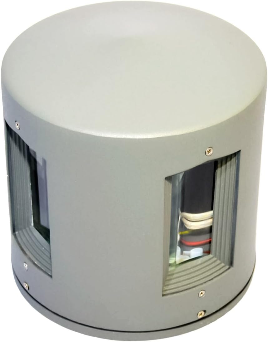 BELIGHT LENSO C41 Big – Special Effects 4 Beam Surround Wall Light (Lamp) for Building Exterior X-Shaped Beam - Up to 100W, LED Compatible Cap E27 (Bulb Not Included) - Waterproof IP65