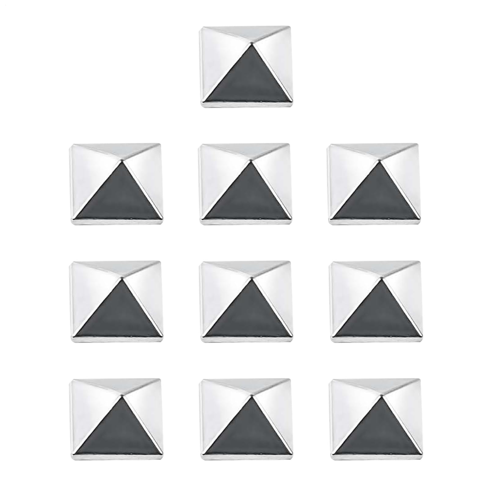 Snowboard Stomp Pad - Non-Slip Adhesive Traction Pads, 10 Pack Winter Grip Set, Triangular and Pentagram Anti-Skid Foot Pads, Strong Board Control Accessory for Ski Enthusiasts
