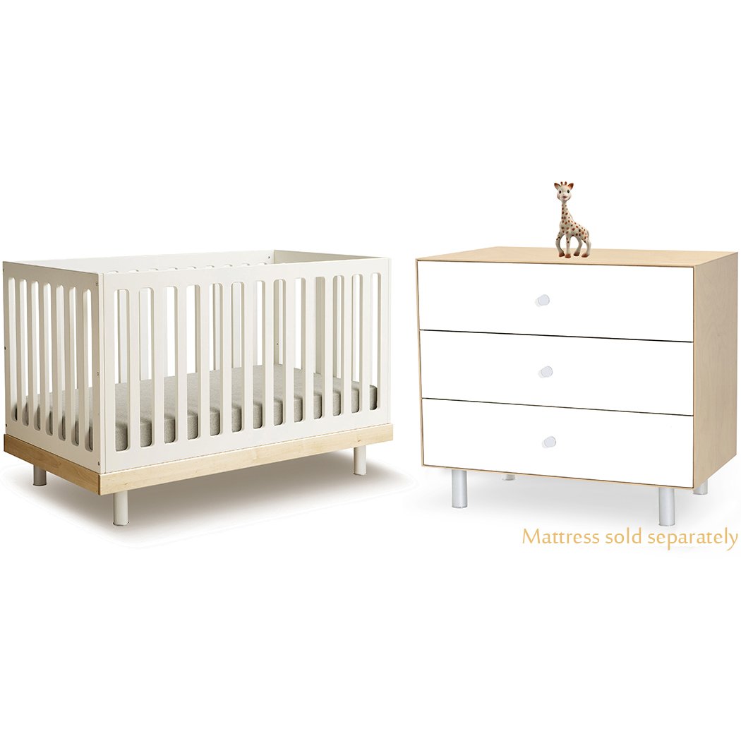 white christmas dresses oeuf sparrow 6-drawer dresser in white room at Little main image 1